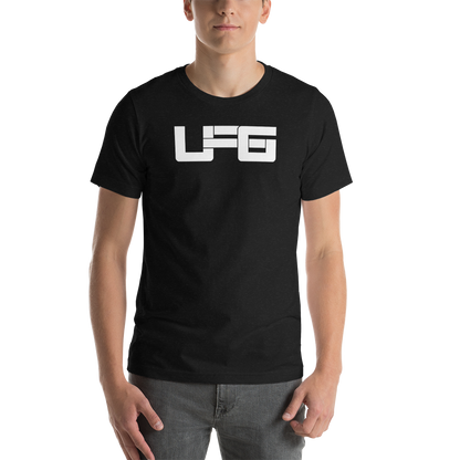 Unforgotten Studios Short-Sleeve Unisex T-Shirt White logo