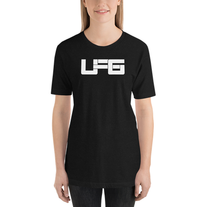 Unforgotten Studios Short-Sleeve Unisex T-Shirt White logo