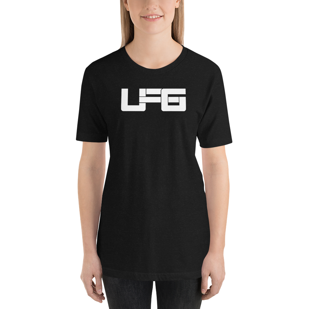 Unforgotten Studios Short-Sleeve Unisex T-Shirt White logo